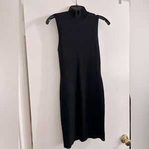 NWT fitted ribbed mock dress